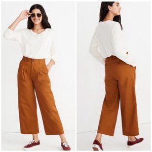Madewell High Rise Pleated Wide Leg Pants - Size 6